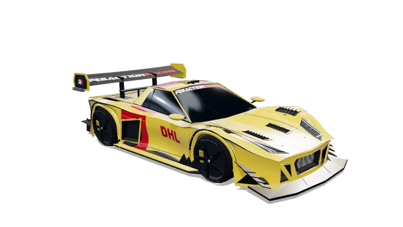 Vector GT in the DHL livery